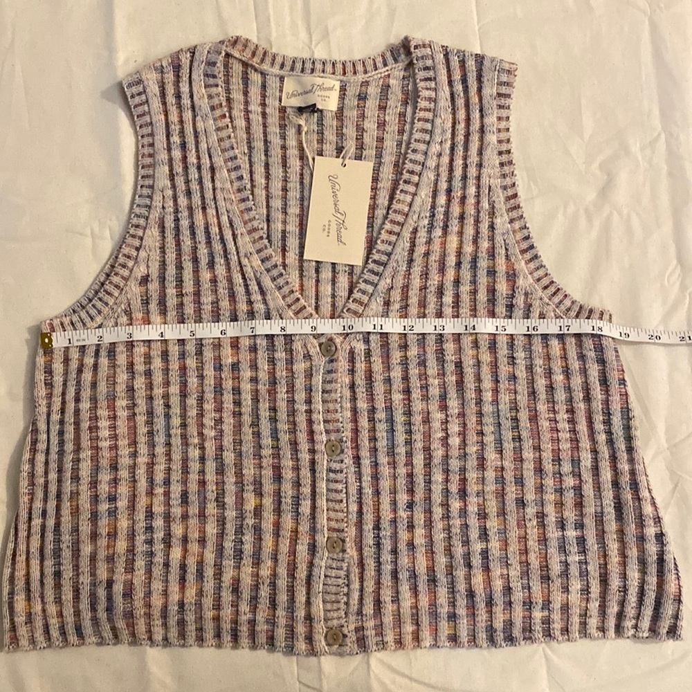 Universal Thread Multicolor Knit Tank - Picture 6 of 9